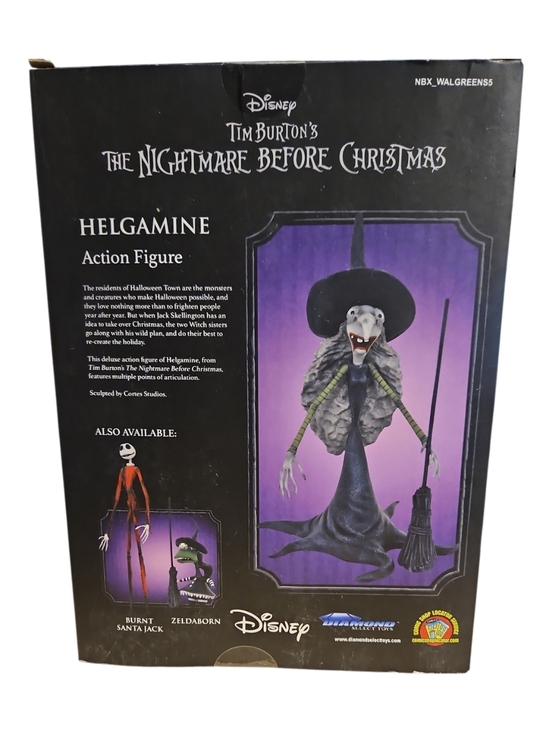Disney Other - The Nightmare Before Christmas Helgamine Action Figure Disney Authentic NWT